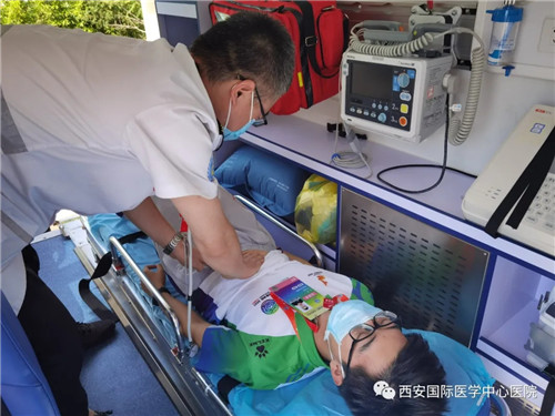 西安國際醫(yī)學中心醫(yī)院醫(yī)療保障小組助力十四運